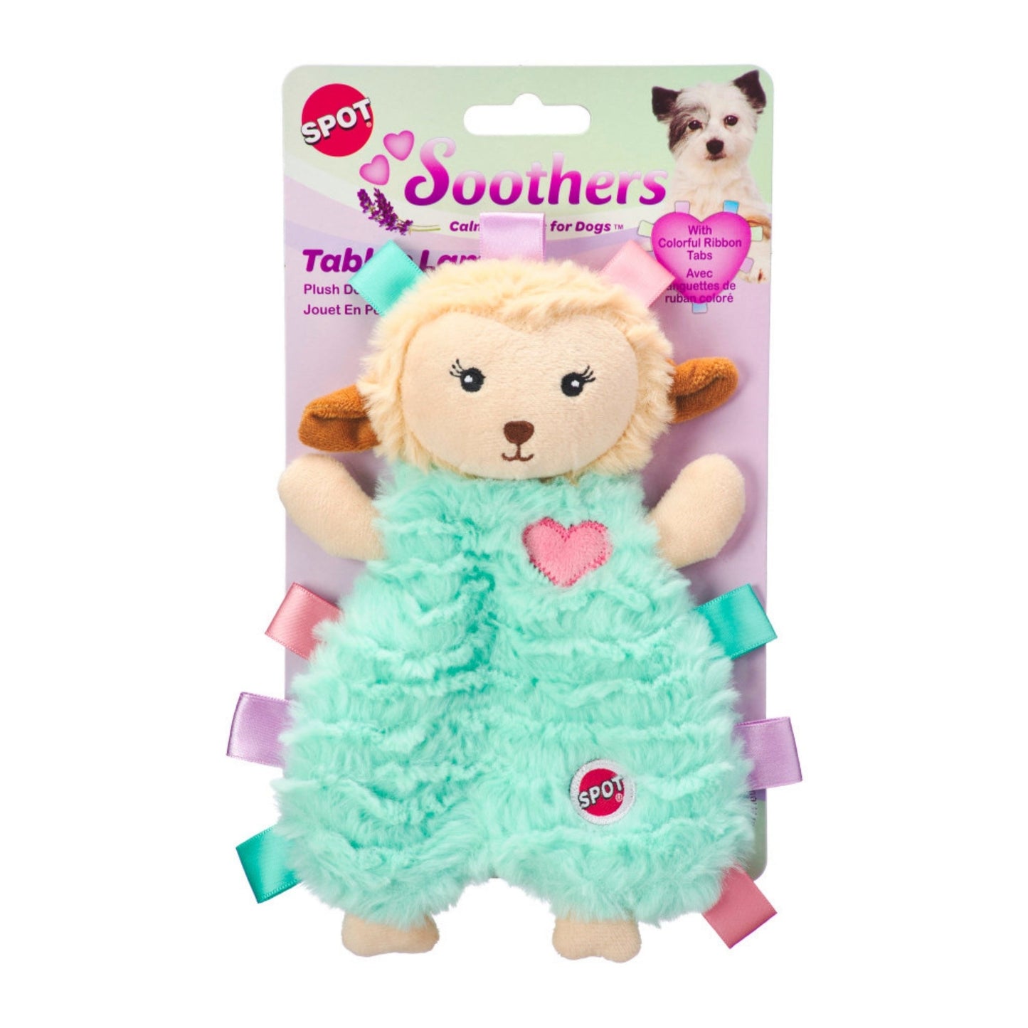 Spot Soothers Tabbie Lambie Dog Toy Assorted, 1ea/12 in