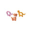 Spot Latex Rings Dog Toy Assorted, 1ea/5 in