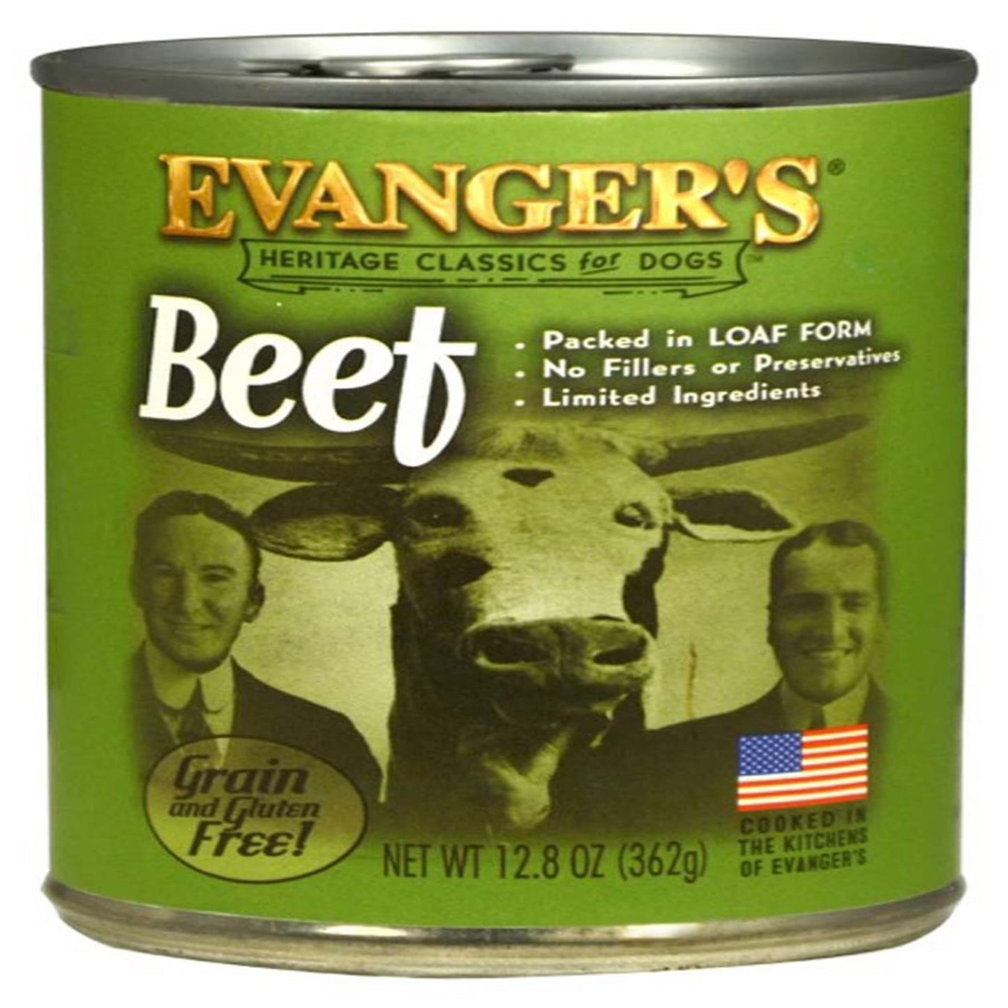Evanger's Heritage Classic Wet Dog Food Beef  2ea/12.8oz. (Case of 12)