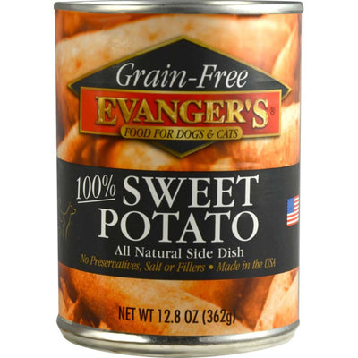 Evanger's Grain-Free Wet Dog & Cat Food Sweet Potato 12.8oz. (Case of 12)