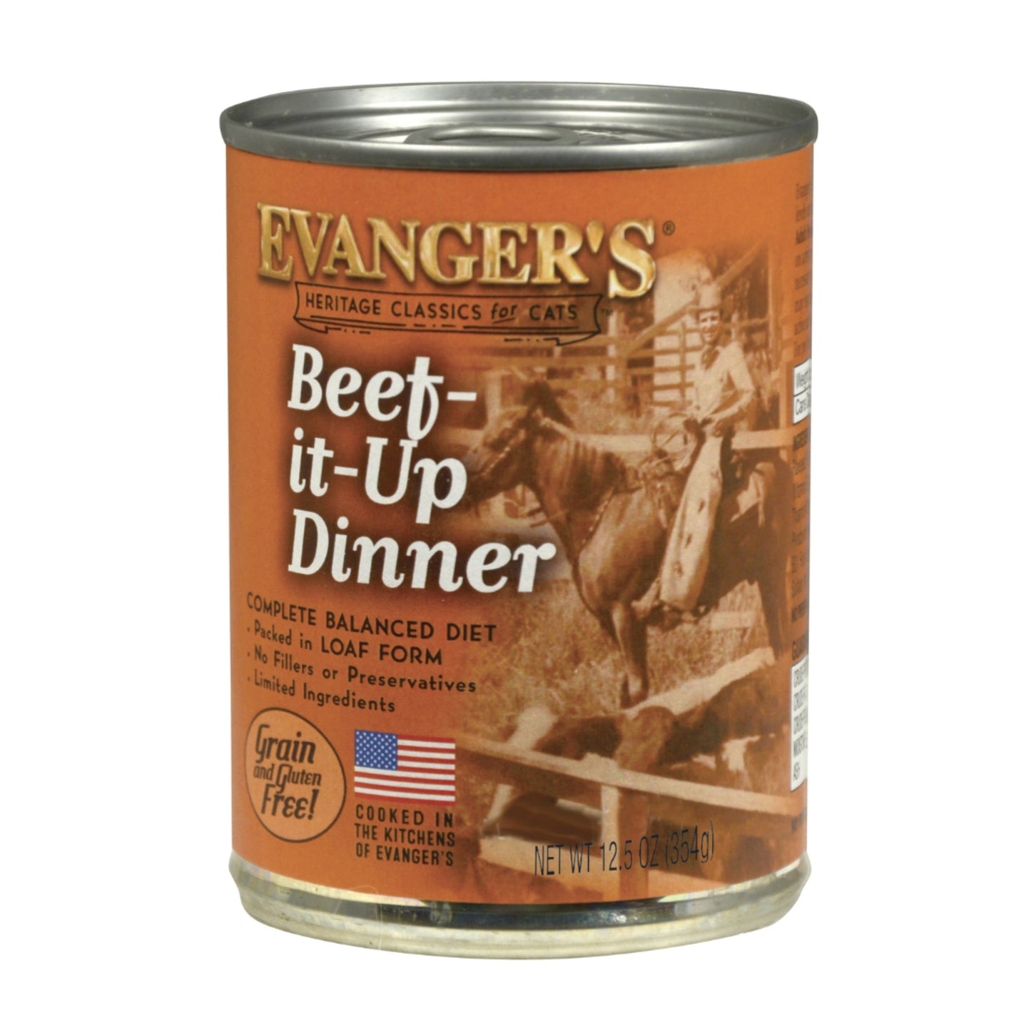 Evanger's Heritage Classic Wet Cat Food Beef It Up 12ea/12.8 oz, 12 pk