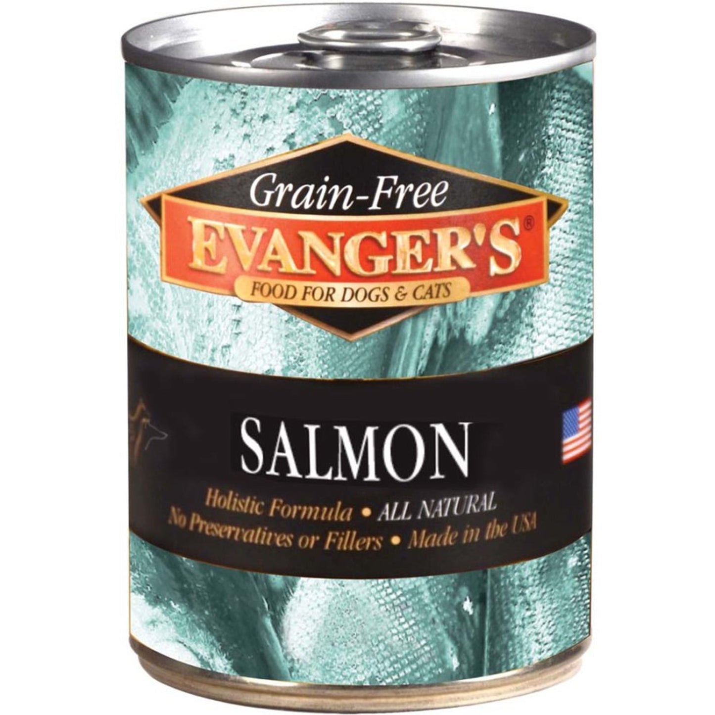 Evanger's Grain-Free Wet Dog & Cat Food Wild Salmon 12oz. (Case of 12)