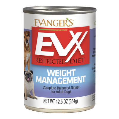 Evanger's EVx Restricted Diet Weight Management Wet Dog Food 12.5oz. (Case of 12)