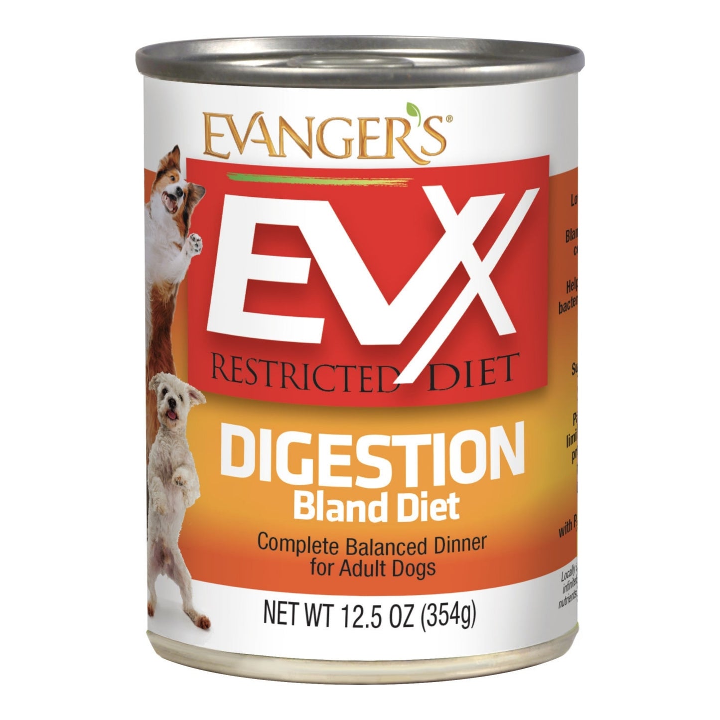 Evanger's EVx Restricted Diet Digestion Bland Diet Wet Dog Food 12.5oz. (Case of 12)