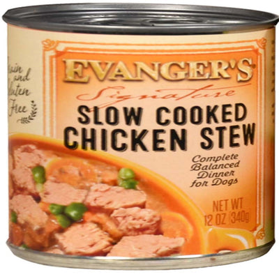 Evanger's Signature Series Wet Dog Food Slow Cooked Chicken Stew 12oz. (Case of 12)