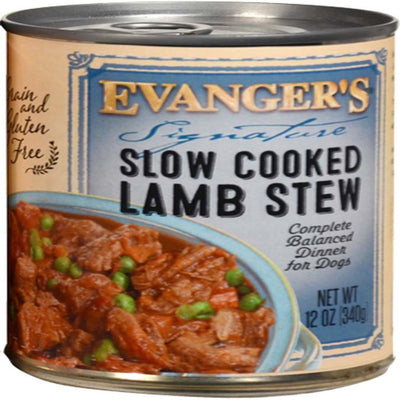 Evanger's Signature Series Wet Dog Food Slow Cooked Lamb Stew 12oz. (Case of 12)