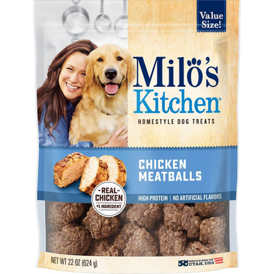 Milo's Kitchen Chicken Meatballs Dog Treats 1ea/22 oz