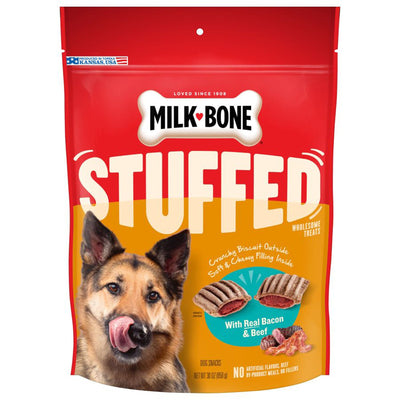 Milk-Bone Stuffed Dog Treats Bacon & Beef 1ea/30 oz