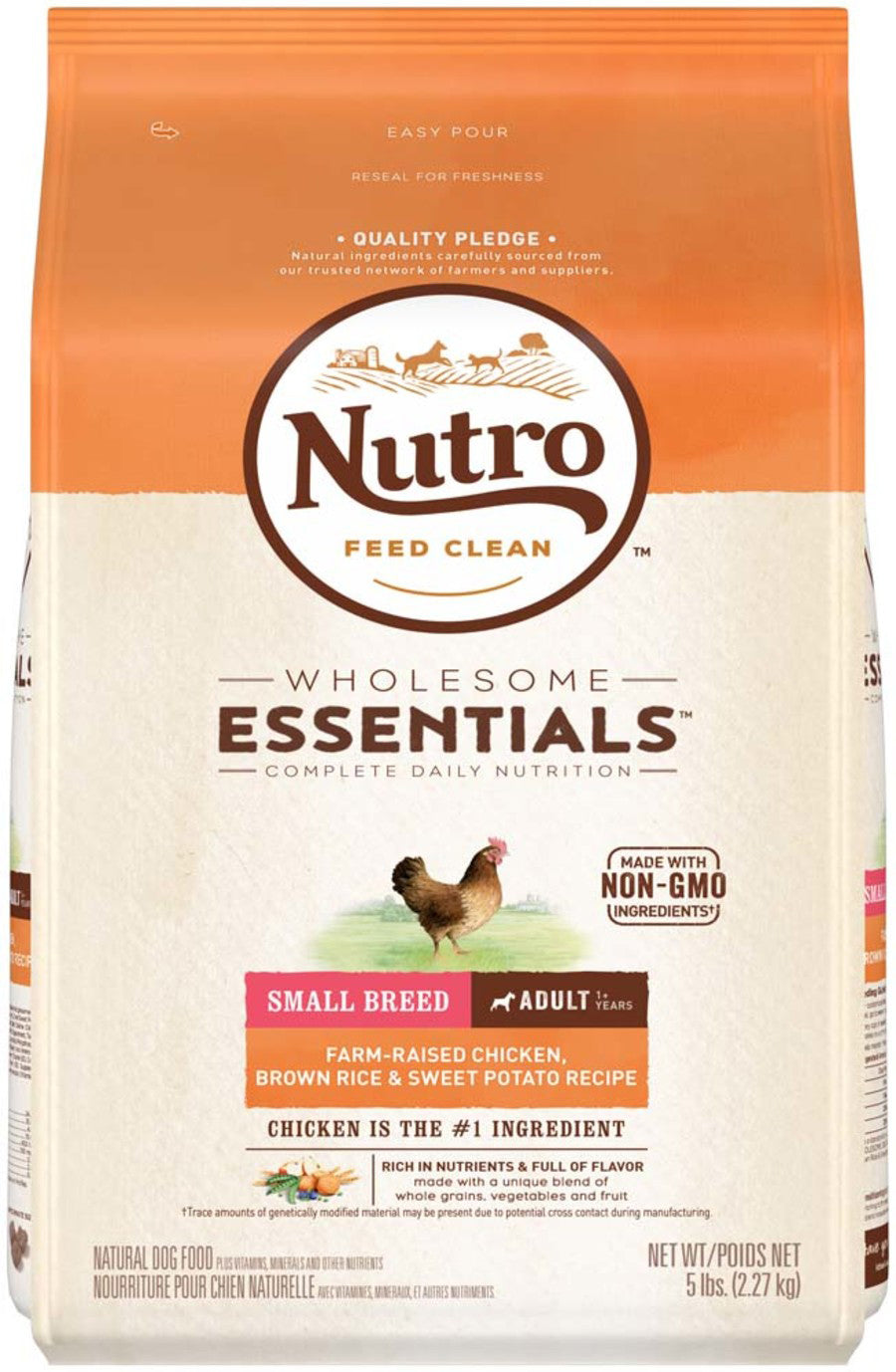 Nutro Products Natural Choice Small Breed Adult Dry Dog Food Chicken & Brown Rice 1ea/5 lb