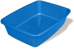 Van Ness Plastics Cat Litter Pan Blue, Medium (Case of 12)