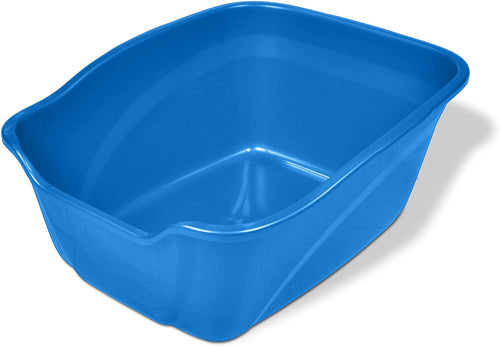 Van Ness Plastics Cat Litter Pan Blue  Large