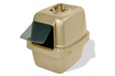 Van Ness Plastics Enclosed Sifting Cat Litter Box Beige 1ea/LG