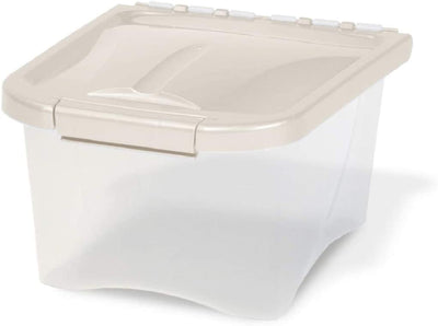 Van Ness Plastics Pet Food Container/Dispenser White|Clear 1ea/5 lb