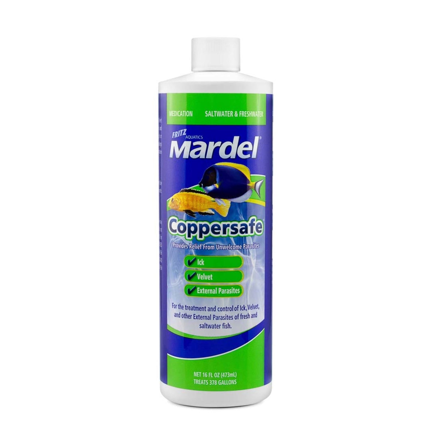 Mardel Coppersafe Chelated Copper Treatment 1ea/16 fl oz