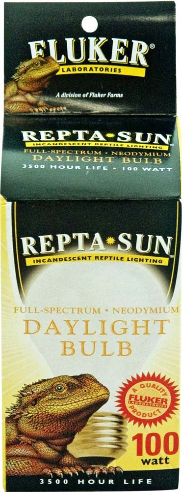 Fluker's Repta-Sun Full-Spectrum Neodymium Daylight Bulb 1ea/100 W