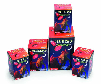 Fluker's Night Time Red Basking Spotlight Infrared Heat Lamp 1ea/75 W