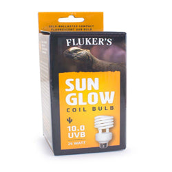 Fluker's Sun Glow 10.0 UVB Desert Coil Bulb White 1ea/26 W