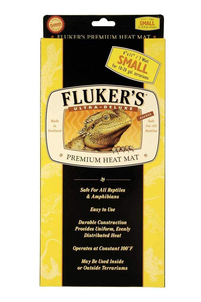 Fluker's Ultra-Deluxe Premium Heat Mat for Reptiles 1ea/6In X 11 in, SM