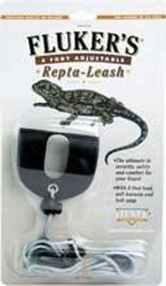 Fluker's Repta-Leash Black 1ea/MD