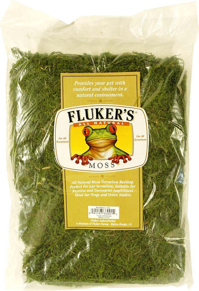 Fluker's All Natural Moss Bedding Substrate Green 1ea/4 qt, SM