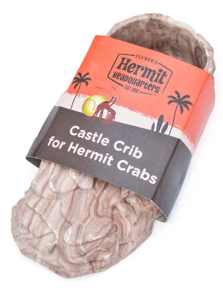 Fluker's Hermit Crab Castle Crib Multi-Color 1ea/One Size