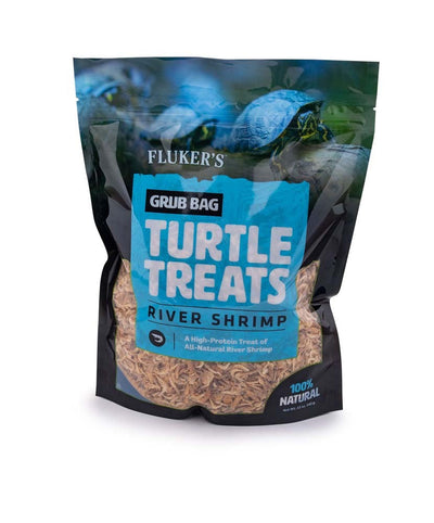 Fluker's Grub Bag Turtle Treat River Shrimp Dry Food 1ea/12 oz