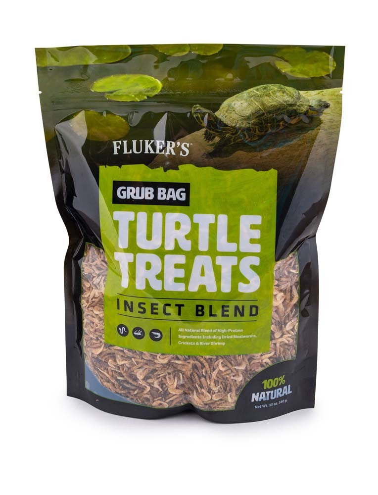 Fluker's Grub Bag Turtle Treat Insect Blend Dry Food 1ea/12 oz