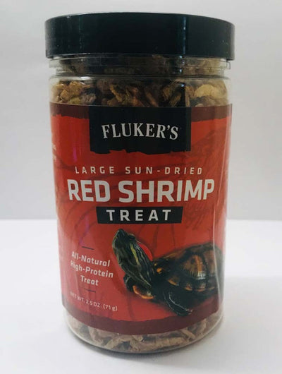 Fluker's Sun-Dried Red Shrimp Reptile Treat 1ea/2.5 oz