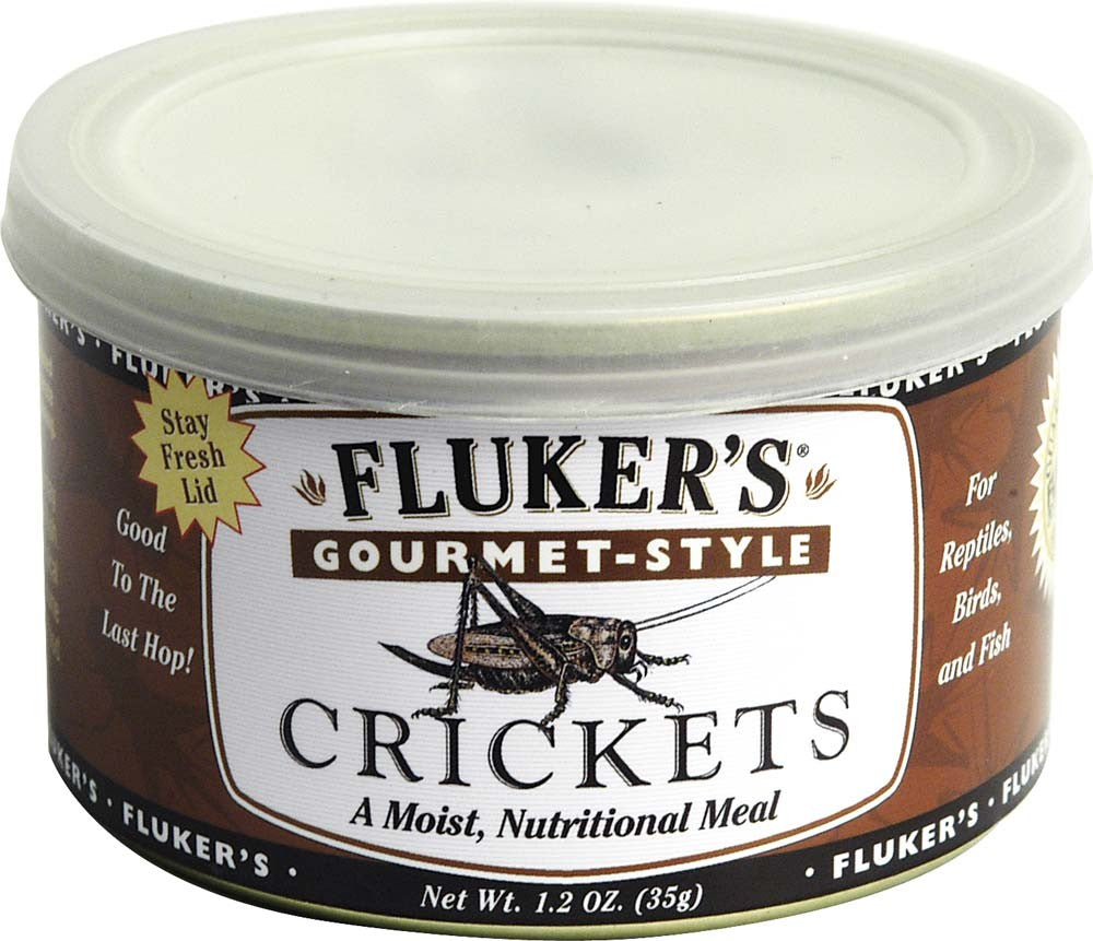 Fluker's Gourmet-Style Canned Crickets Reptile Wet Food 1ea/1.2 oz