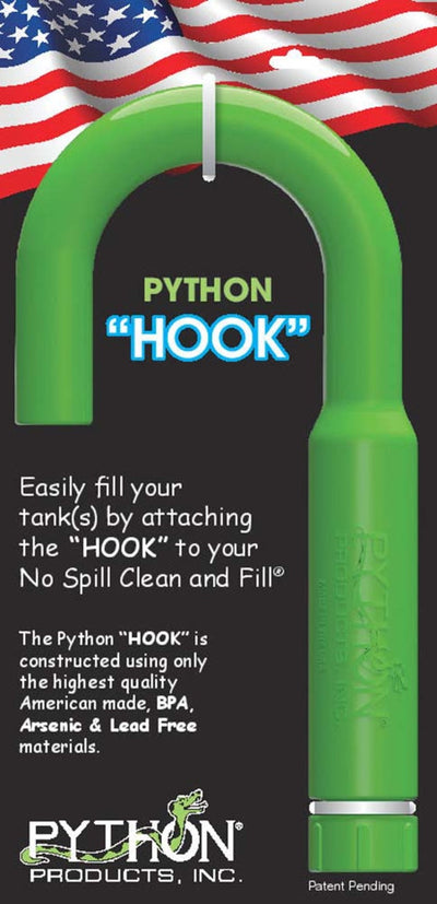 Python Hook for No Spill Clean and Fill 1ea