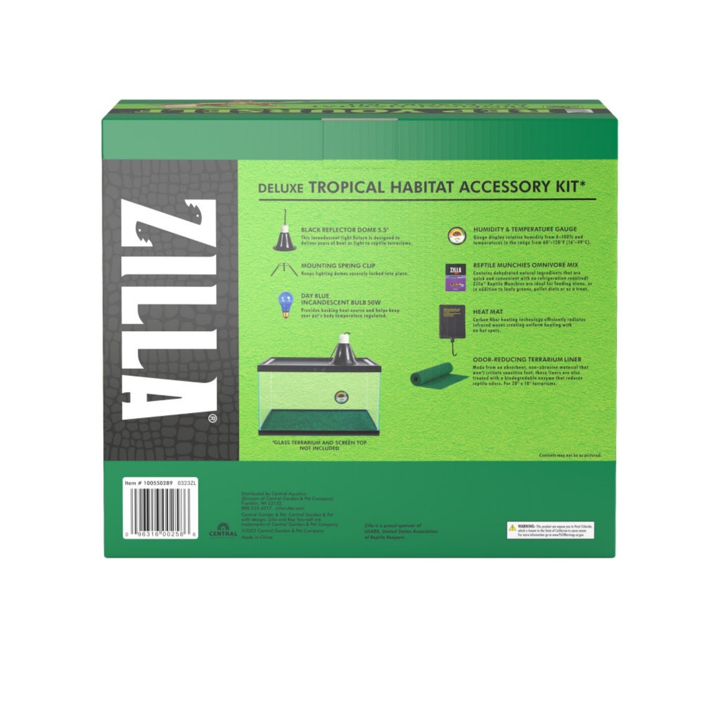 Zilla Tropical Habitat Accessory Kit 1ea