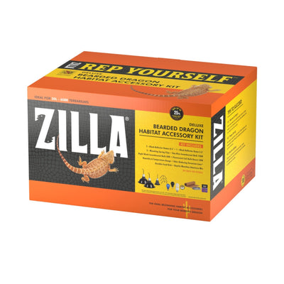 Zilla Bearded Dragon Habitat Accessory Kit 1ea