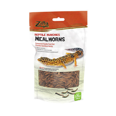 Zilla Reptile Munchies Mealworm 1ea/Resealable Bag, 3.75 oz