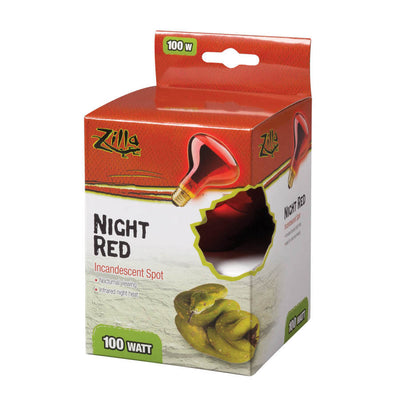 Zilla Incandescent Spot Bulbs Night Red 1ea/100 W