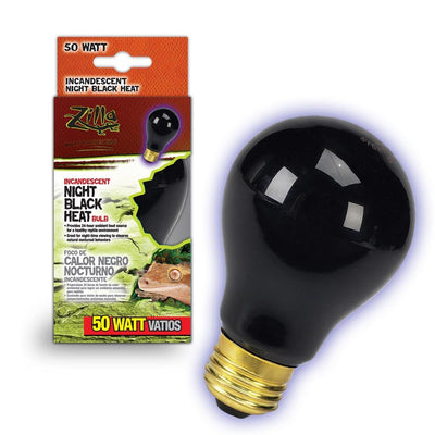 Zilla Incandescent Bulbs Night Black 1ea/50 W