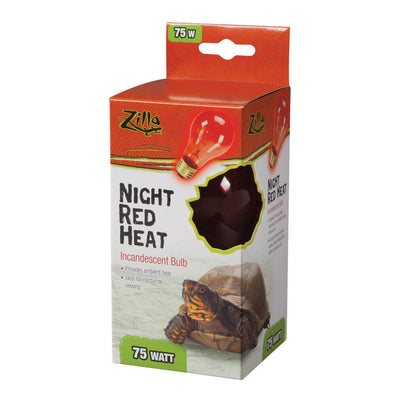 Zilla Incandescent Bulbs Night Red 1ea/75 W