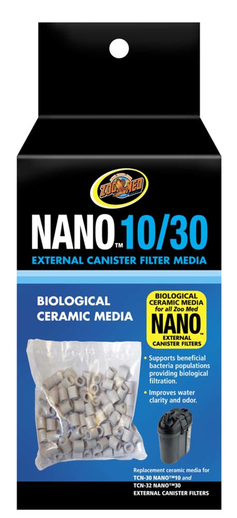Zoo Med Nano 10/30 Biological Ceramic Media Grey 1ea