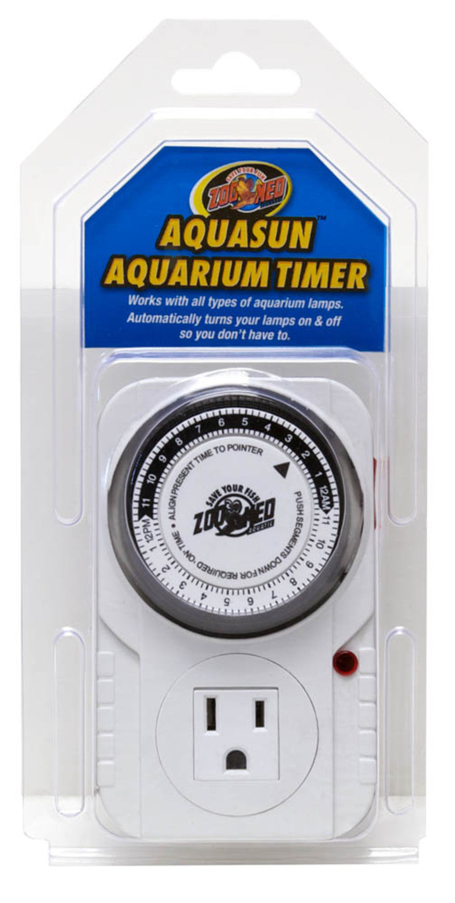 Zoo Med AquaSun 24-hour Timer for Aquariums White 1ea