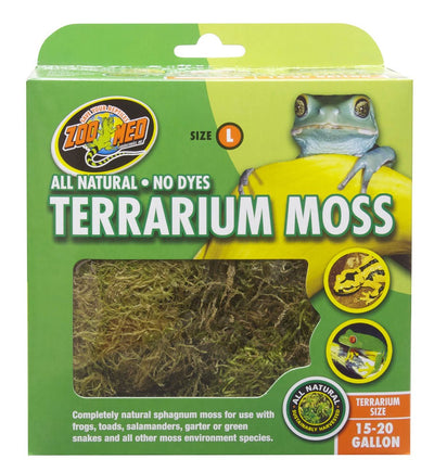 Zoo Med Terrarium Moss Substrate Green 1ea/15/20 gal, LG
