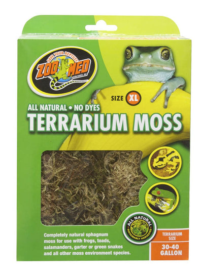 Zoo Med Terrarium Moss Substrate Green 1ea/30-40 gal, XL