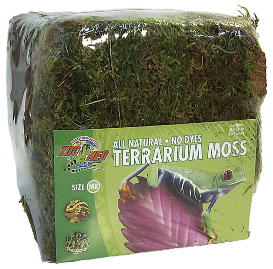 Zoo Med Terrarium Moss Substrate Green 1ea/Mini Bale
