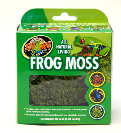 Zoo Med Frog Moss Substrate Green 1ea/80 Cu. In