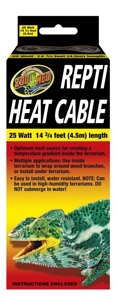 Zoo Med Repti Heat Cable 1ea/14.75 ft, 25 W