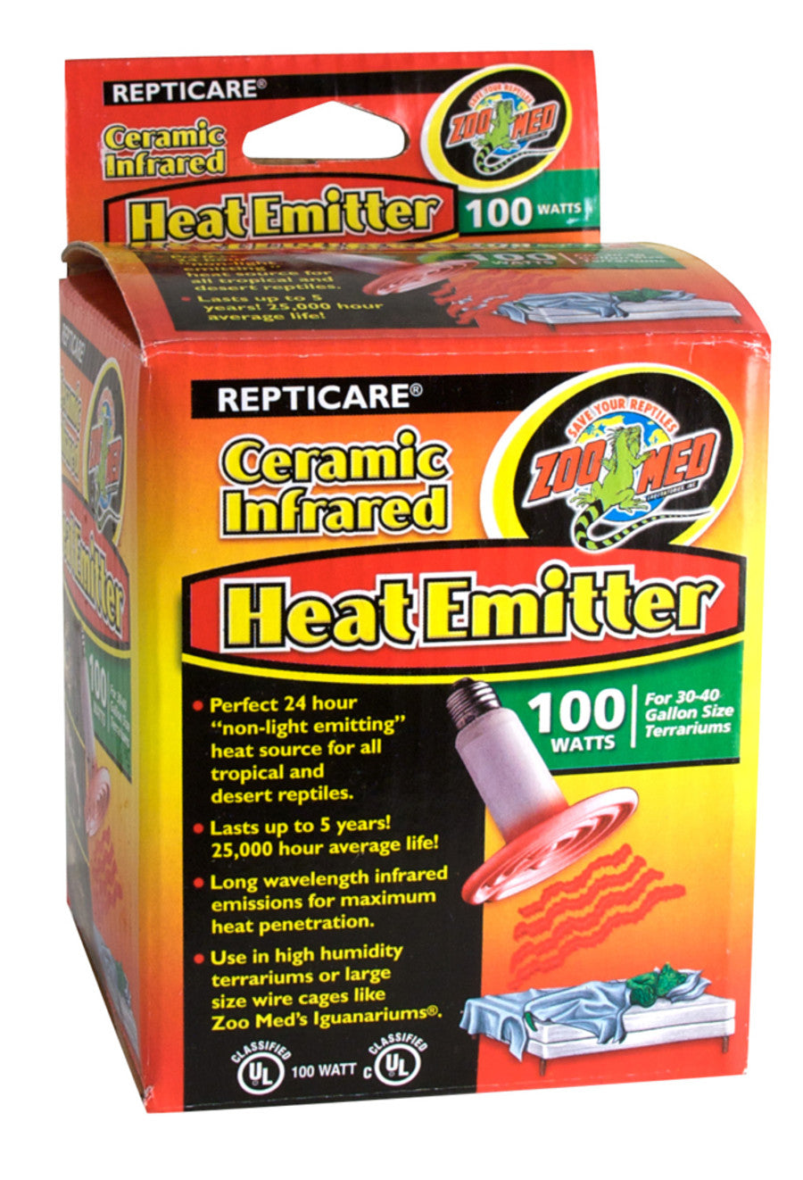 Zoo Med ReptiCare Ceramic Infrared Heat Emitter 1ea/100 W