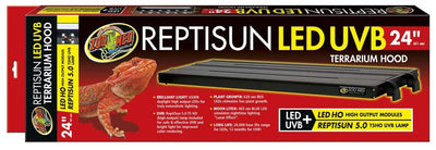 Zoo Med ReptiSun T5 LED UVB Terrarium Hood 1ea/24 in