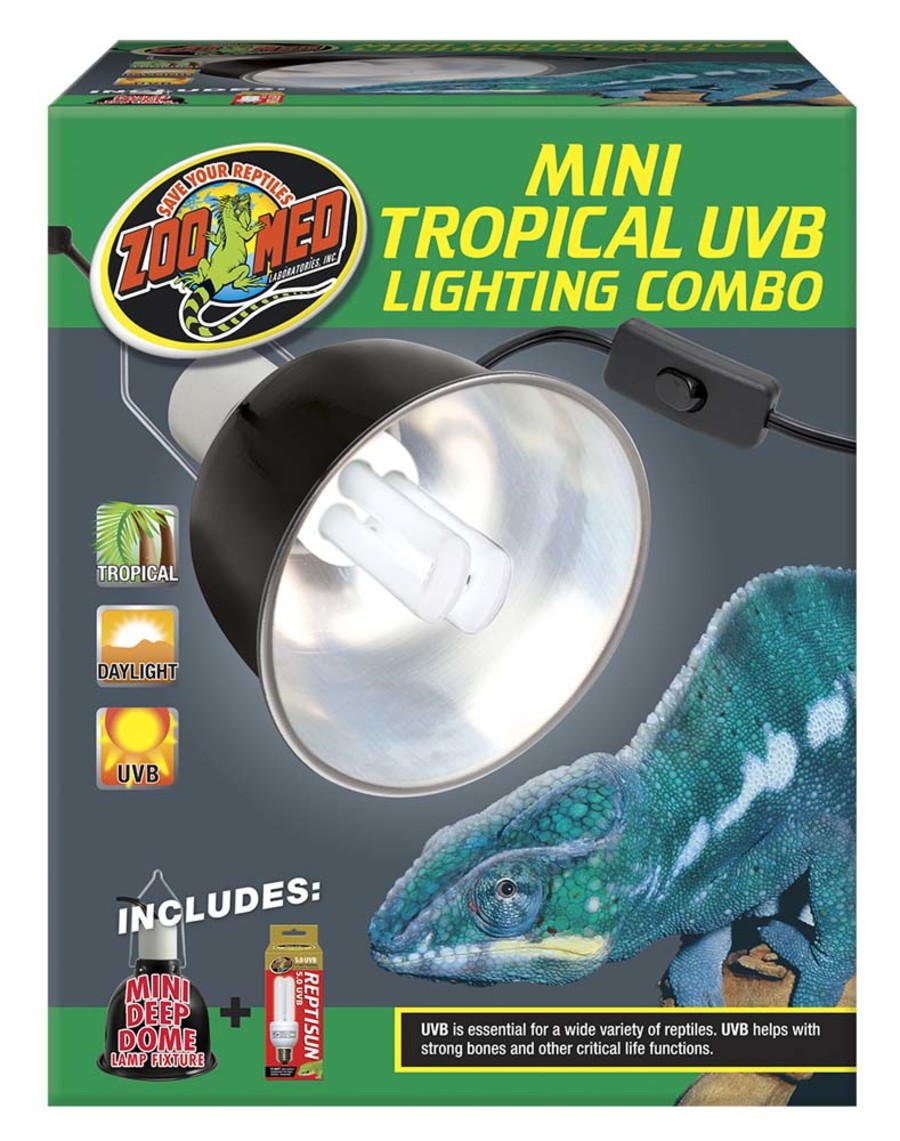 Zoo Med Mini Tropical UVB Lighting Combo 1ea