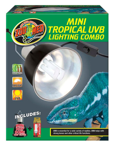 Zoo Med Mini Tropical UVB Lighting Combo 1ea