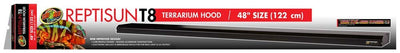 Zoo Med ReptiSun T8 Terrarium Hood Hood Only Black 1ea/48 in