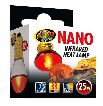 Zoo Med Nano Infrared Heat Lamp 1ea/25 W