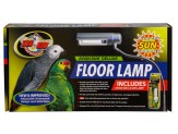 Zoo Med Avian Sun Deluxe Floor Lamp with Avian Sun 5.0 UVB Lamp White 1ea/73 in